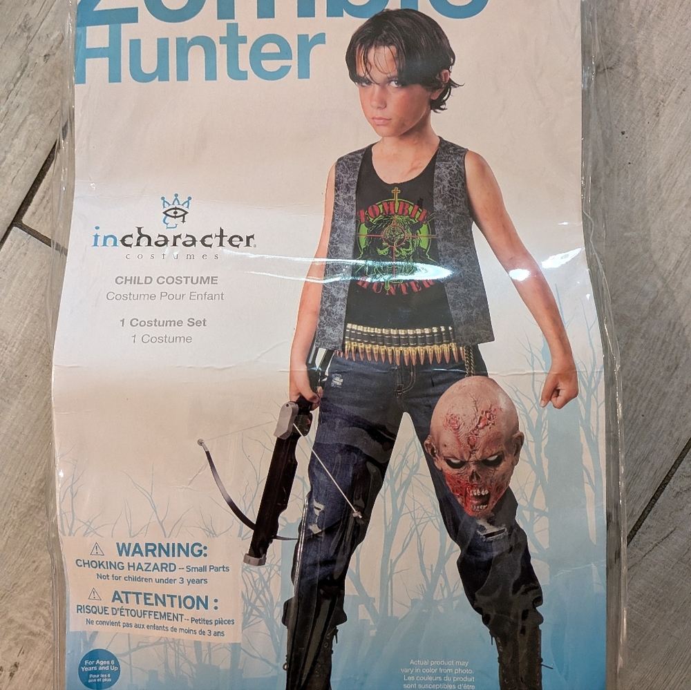 Zombie Hunter Child Costume with Crossbow